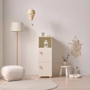 리틀도리 속깊은 틈새 키큰 수납장  E0 정리함 교구장 오픈장 도어장