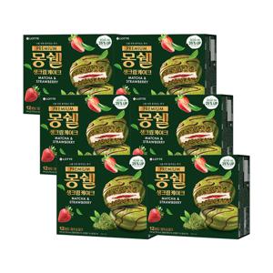 프리미엄 몽쉘 말차n딸기 444g x6개