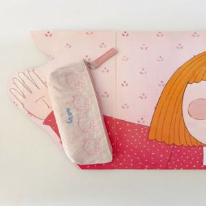 헬로키티 소프트 패브릭 필통 연필 펜 파우치