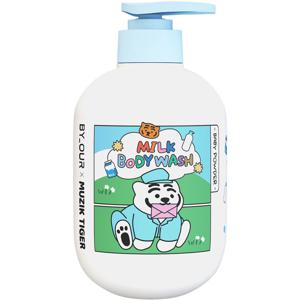 바이아우어 무직타이거 밀크 체취감소 퍼퓸 바디워시 베이비파우더향 500ml