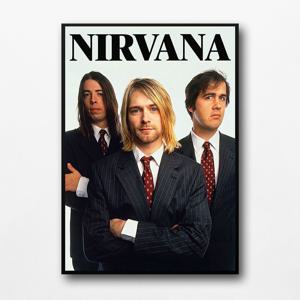 너바나 커트코베인 고화질 포스터 빈티지 액자 브로마이드