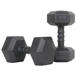 맨즈 육각 아령 5kg 2개 세트 덤벨 헬스