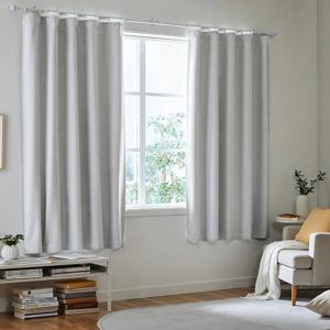 ON 높이조절 셀프맞춤 100% 빛차단 반창문 암막커튼 140x180x1P화이트