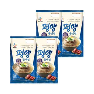 CJ 평양 물냉면 2인분(900g)*4개