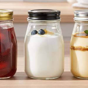 OS요쿠르트350 350ML 유리병 4P 세트