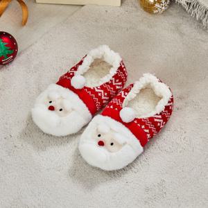 크리스마스 산타 룸슈즈 레드 220mm~245mm