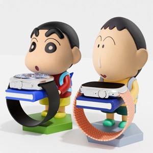 짱구 액션가면 맹구 돌맹이 책가방 애플 갤럭시 (전기종호환) 워치 충전 거치대 스탠드