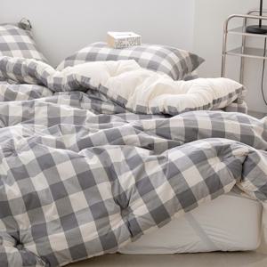 광목 30수 로얄체크 선염 순면 차렵이불 단품 사계절 S/Q 옥수수솜 호텔침구 레트로 체크