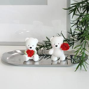 카네이션 석고방향제 어버이날 스승의날 카네이션 선물 곰돌이 방향제