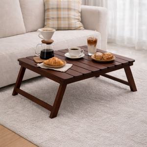 접이식 우드 로우테이블 원목 거실 좌식 홈카페 테이블
