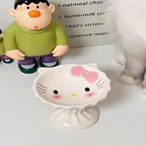 강아지 고양이 캐릭터 세라믹 밥그릇 간식볼 1구