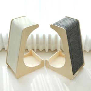 고양이 원목 수직 카페트 스크래쳐