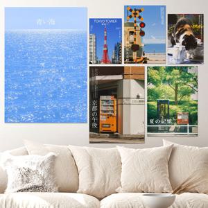 일본 감성 빈티지 레터링 여행 풍경 포스터 인테리어 그림 액자 51종