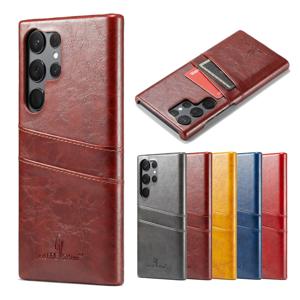 갤럭시 S26 울트라 플러스 루카스 카드수납 멀티포켓 슬림 레더 케이스 1282