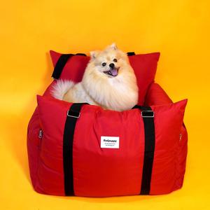 관리가 편한 생활방수 구름솜 커버분리 강아지 카시트 쿠션 겸용 애견 차시트