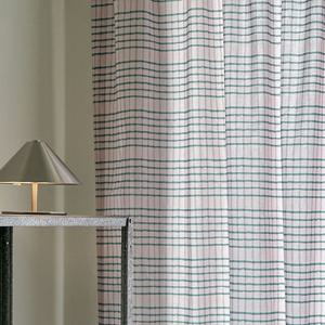 모모 멀티체크 커튼 (핑크그린) 2type 6size