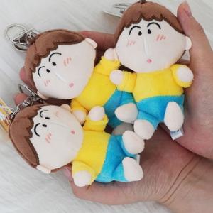 콧물흘리는 맹구 인형 키링 굿즈 - 정품 짱구는못말려 봉제 백참 백꾸 가방고리 참 백팩인형