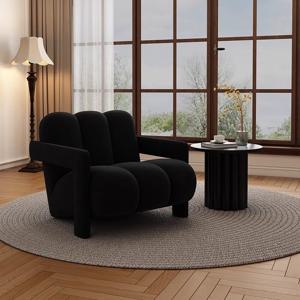 [해외] 1인소파 거실 모던 패브릭 라운지체어 인테리어 안락의자