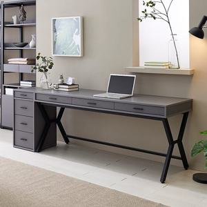 카븐 1600 철재서랍책상 세트