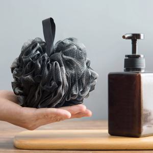 부드러운 대왕 샤워볼 블랙