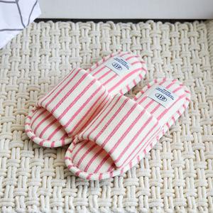 위캔드 테리 스트라이프 슬리퍼 소프트핑크 M