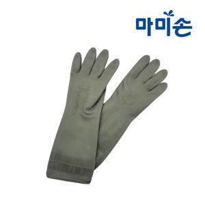 컬러 고무장갑 그레이 M 5P 세트 (5켤레)