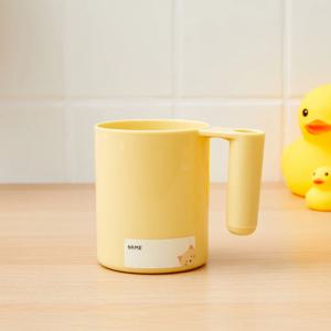 애니멀 네임택 양치컵 YELLOW
