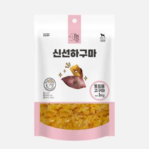 강아지고구마 말랭이 강아지대용량간식 1kg 큐브 미니