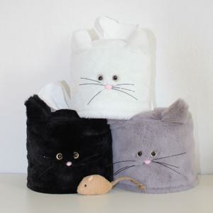 살찐이 고양이 롤 두루마리 티슈 케이스 커버 집들이