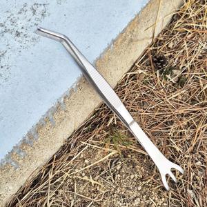 스텐 다육이 식물 집게 원예용 핀셋 곡선형