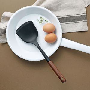 루노아 실리콘 망 뒤집개 우드핸들 전 부침개 조리 도구 이지실리
