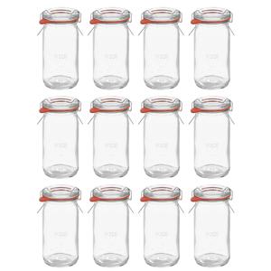 미니실린더 145ml(789) 12p 독일 웩 밀폐용기 클립+고무링 세트상품