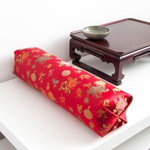 쿠션베개 원통형 쿠션 볼스터 아나베개 적색