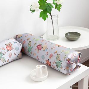 쿠션베개 원통형 쿠션 볼스터 아나베개 은회색