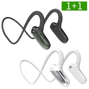 1+1 아이리버 블루투스이어폰 5.0 오픈형 백헤드 무선 이어폰 IBE-NS10L