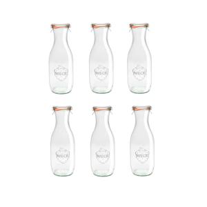 쥬스병1060ml(766) 6p 독일 웩 밀폐용기 클립+고무링 세트상품