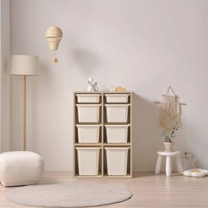 리틀도리 속깊은 다용도 바구니 수납장  E0 아이장난감정리함 어린이수납장