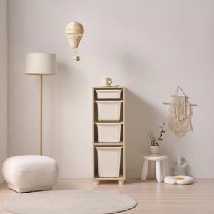 리틀도리 속깊은 틈새 바구니 수납장 E0 아이장난감정리함 어린이수납장 기저귀정리함