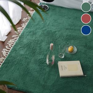 [리퍼] 워셔블 클루 모로칸 극세사 거실 러그 카페트 4color 3size