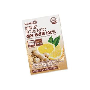 하루1포 유기농 NFC 레몬 생강즙 100% 30포