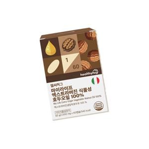 마이라이프 엑스트라버진 식물성 호두오일 100% 60정