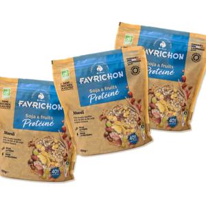 유기농 콩 과일 단백질 뮤즐리 450g*3팩