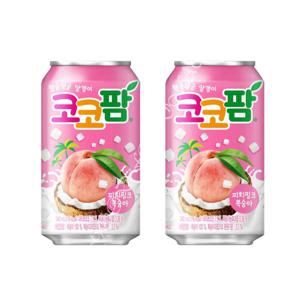 코코팜  피치핑크복숭아 340ml (24캔)