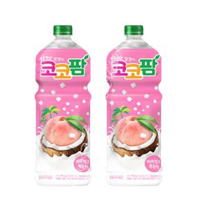 코코팜 피치핑크 복숭아 1.5L (12페트)