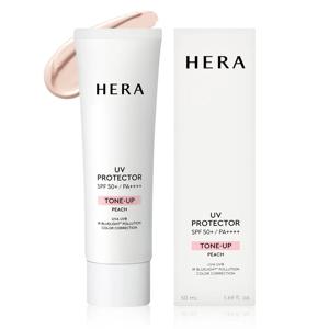 UV 프로텍터 톤업 피치 50ml SPF50+ PA++++ new 리뉴얼 톤업선크림