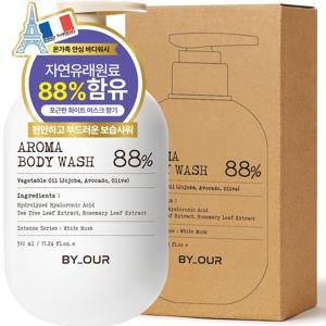 바이아우어 아로마 약산성 퍼퓸 바디워시 화이트머스크향, 510ML