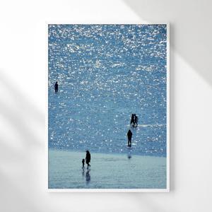 차분한 감성 바다 풍경 빈티지 포스터 원룸 인테리어 액자_calm08