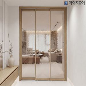 현관 중문 슬라이딩 아파트 1.4 초슬림 3연동 아쿠아강화 1500mm 노옵션