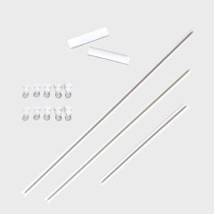 붙이는 슬라이드 커튼레일 접착식 원룸 천장 레일 무타공 연장가능