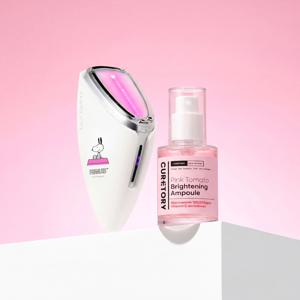 스누피 셀라이너 + 핑크토마토 앰플 세트 탄력 광채 미백 라인관리 부스터